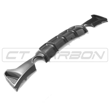 BLAK BY CT DIFFUSER BMW 4 SERIES (F32 F33 F36) MATTE BLACK DIFFUSER - DUAL EXIT