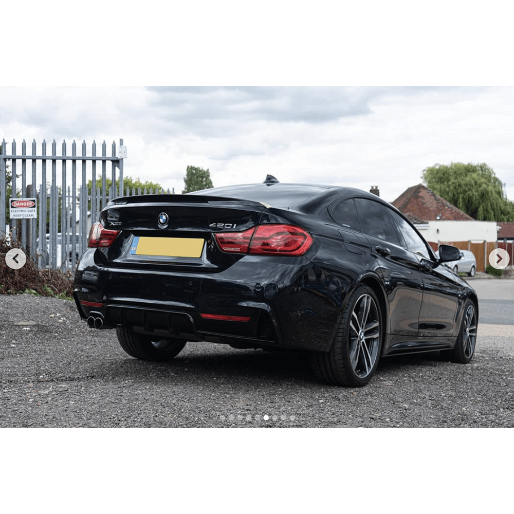 BMW F32 Coupe 4 Series with 18 EC-7 in Anthracite on BMW F32 F33