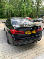 BLAK BY CT Diffuser BMW 5 SERIES G30 GLOSS BLACK DIFFUSER - MP STYLE - BLAK BY CT CARBON