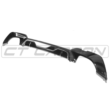 BLAK BY CT Diffuser BMW G20 3 SERIES GLOSS BLACK DIFFUSER - MP STYLE (QUAD TIPS)