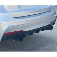 BMW 3 SERIES F30/F31 GLOSS BLACK LEFT EXHAUST DIFFUSER - V1
