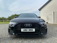 BLAK BY CT Grille AUDI A4 S4 B9 2016-2019 ALL BLACK HONEYCOMB GRILLE - BLAK BY CT CARBON