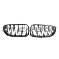 BMW E92 & E93 3 SERIES LCI DOUBLE SLAT BLACK GRILLES