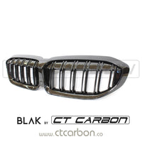 BLAK BY CT GRILLE BMW 3 SERIES G20 BLACK GRILLE - BLAK BY CT CARBON