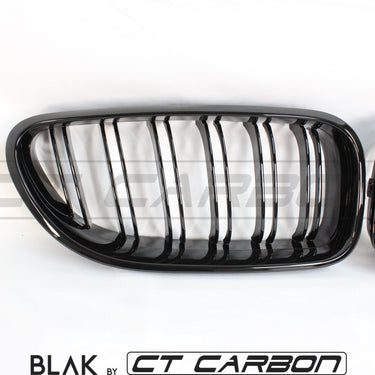 BLAK BY CT Grille BMW 6 SERIES & F06 F12 F13 DOUBLE SLAT BLACK GRILLES - BLAK BY CT CARBON