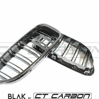 BLAK BY CT Grille BMW 6 SERIES & F06 F12 F13 DOUBLE SLAT BLACK GRILLES - BLAK BY CT CARBON