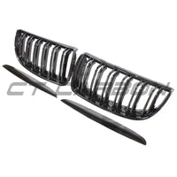 BMW E90 3 SERIES PRE-LCI DOUBLE SLAT BLACK GRILLES