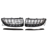 BMW E90 3 SERIES PRE-LCI DOUBLE SLAT BLACK GRILLES