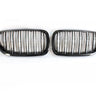 BLAK BY CT GRILLE BMW F10 M5 & 5 SERIES BLACK DOUBLE SLAT GRILLES - BLAK BY CT CARBON