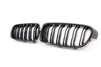 BLAK BY CT Grille BMW F30 3 SERIES BLACK DOUBLE SLAT GRILLES - BLAK BY CT CARBON