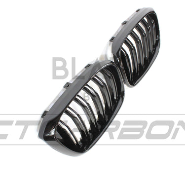 BLAK BY CT GRILLE BMW G01 X3 DOUBLE SLAT BLACK GRILLES - BLAK BY CT CARBON