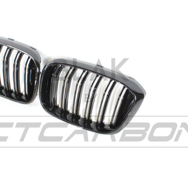 BLAK BY CT GRILLE BMW G01 X3 DOUBLE SLAT BLACK GRILLES - BLAK BY CT CARBON