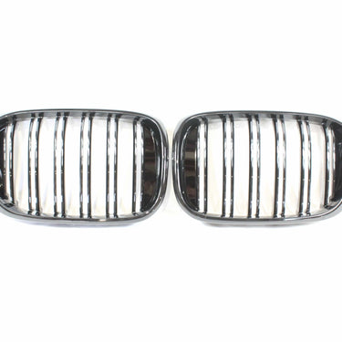 BLAK BY CT GRILLE BMW G01 X3 DOUBLE SLAT BLACK GRILLES - BLAK BY CT CARBON