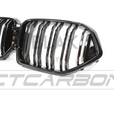 BLAK BY CT Grille BMW G06 X6 DOUBLE SLAT BLACK GRILLES - BLAK BY CT CARBON