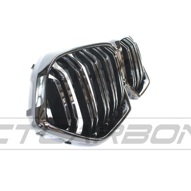 BLAK BY CT Grille BMW G06 X6 DOUBLE SLAT BLACK GRILLES - BLAK BY CT CARBON