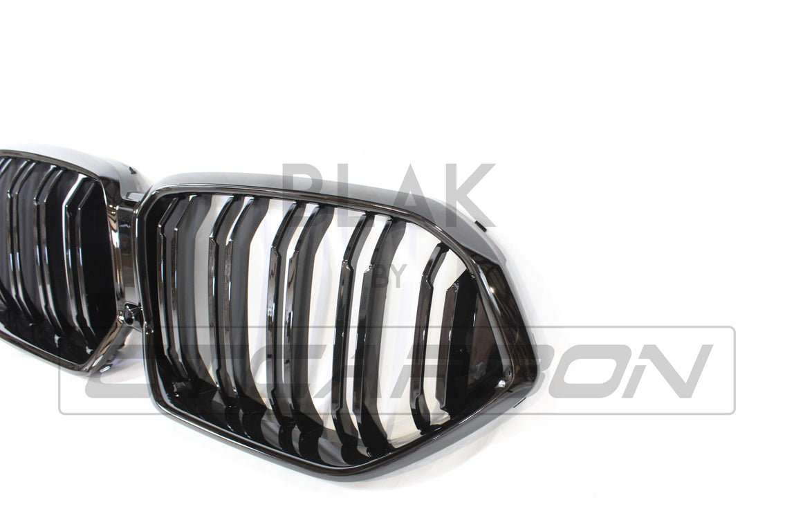 BLAK BY CT Grille BMW G06 X6 DOUBLE SLAT BLACK GRILLES - BLAK BY CT CARBON
