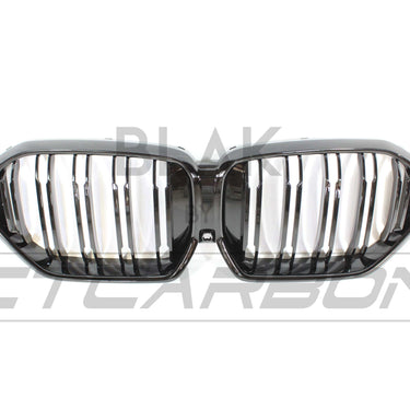 BLAK BY CT Grille BMW G06 X6 DOUBLE SLAT BLACK GRILLES - BLAK BY CT CARBON