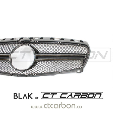 BLAK BY CT Grille MERCEDES W176 A-CLASS & CLA-CLASS 2010-2016 BLACK GRILLE - BLAK BY CT CARBON