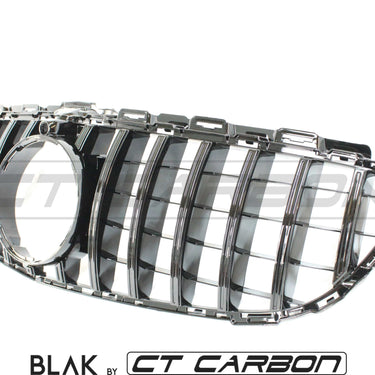 BLAK BY CT GRILLE MERCEDES W205 C CLASS 2014-2018 BLACK GRILLE (WITH CAMERA) - BLAK BY CT CARBON