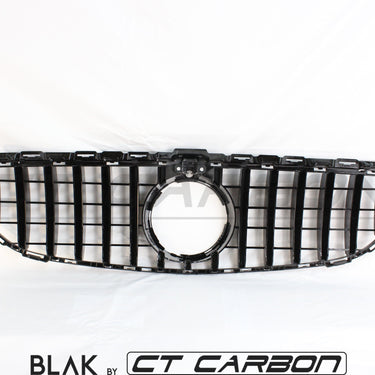 BLAK BY CT GRILLE MERCEDES W205 C CLASS 2014-2018 BLACK GRILLE (WITH CAMERA) - BLAK BY CT CARBON