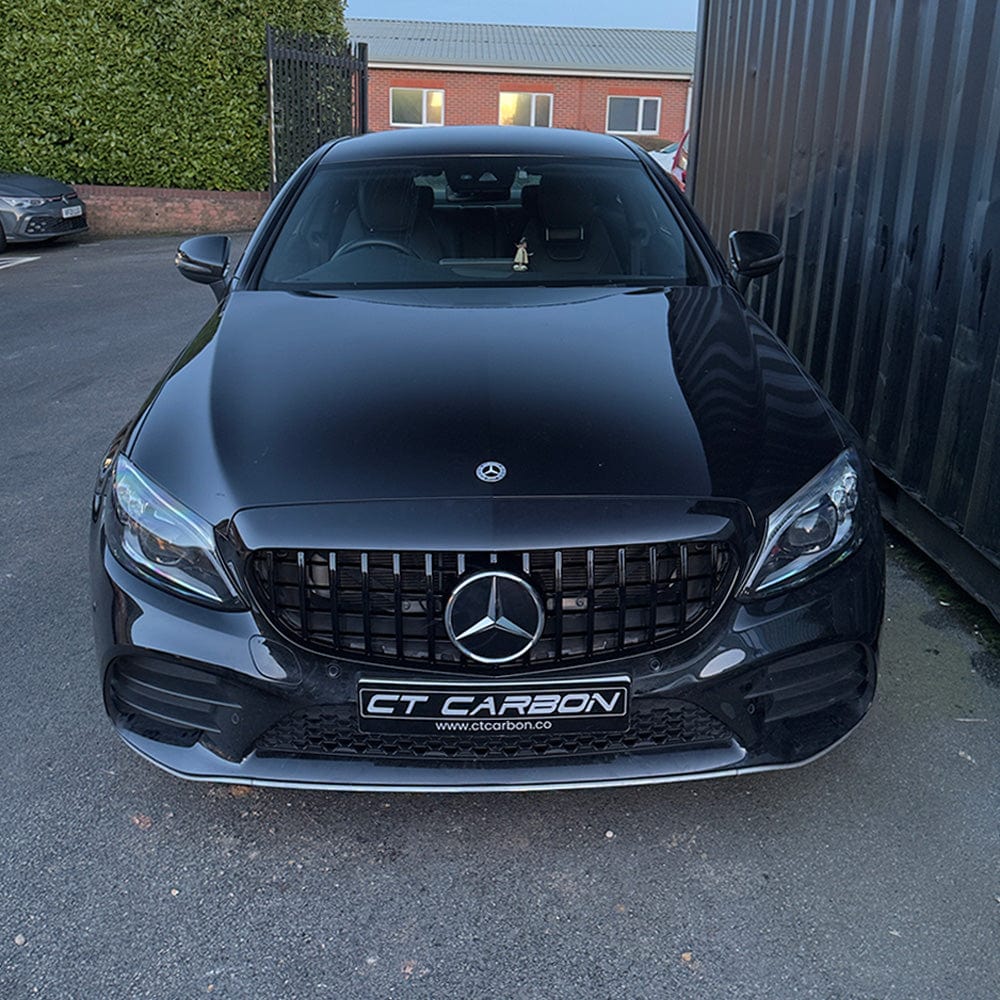 MERCEDES W205 C CLASS 2019+ AMG BLACK GRILLE (WITHOUT CAMERA)