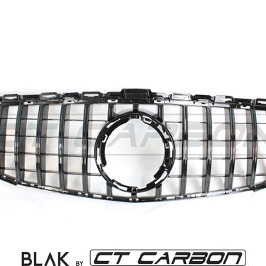 BLAK BY CT GRILLE MERCEDES W205 C CLASS 2019+ BLACK GRILLE (WITH CAMERA) - BLAK BY CT CARBON