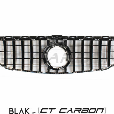 BLAK BY CT GRILLE MERCEDES W205 C CLASS 2019+ BLACK GRILLE (WITH CAMERA) - BLAK BY CT CARBON