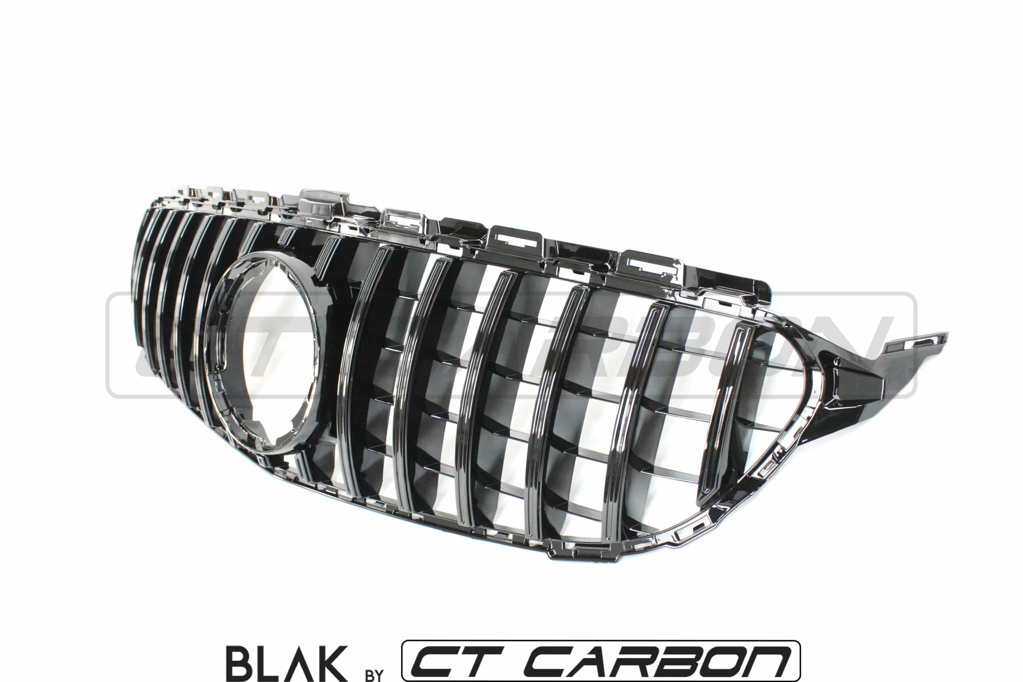 BLAK BY CT GRILLE MERCEDES W205 C CLASS 2019+ BLACK GRILLE (WITH CAMERA) - BLAK BY CT CARBON