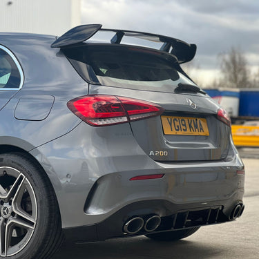 BLAK BY CT Rear Wing MERCEDES A-CLASS W177 GLOSS BLACK SPOILER - WING