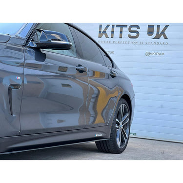 BLAK BY CT SIDE SKIRTS BMW 4 SERIES (F32 F33 F36) MATTE BLACK SIDE SKIRTS - MP STYLE