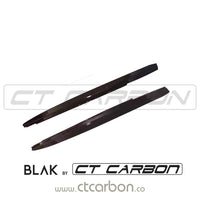 BLAK BY CT Side Skirts BMW G20 3 SERIES GLOSS BLACK SIDE SKIRTS - AC STYLE