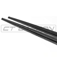 BLAK BY CT SIDE SKIRTS VOLKSWAGEN POLO MK6 2017-2020 GLOSS BLACK SIDE SKIRTS