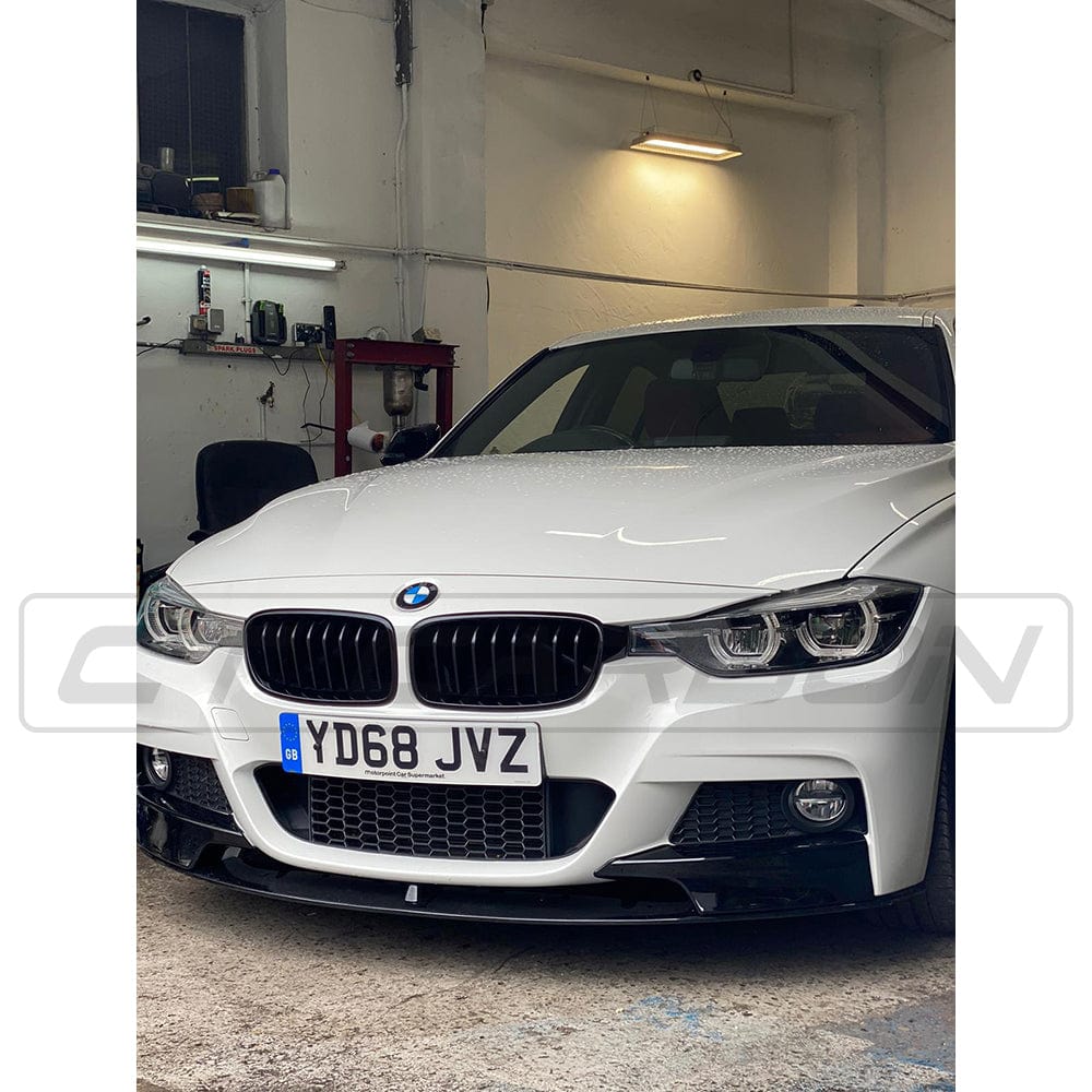 CT Carbon  Premium BMW 3 Series F30 Gloss Black Splitter - MP Style