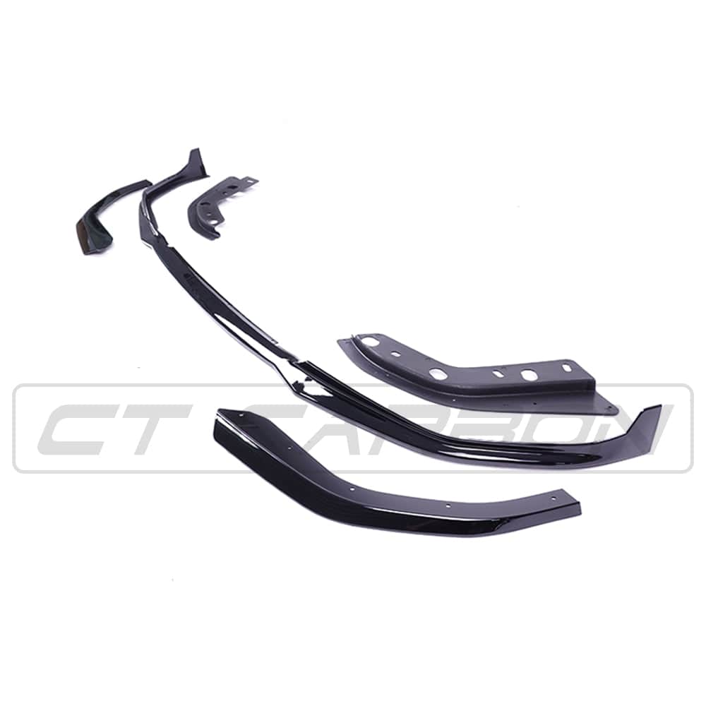 JoboJi Auto Frontspoiler FrontstoßStange Splitter Diffusor Frontlippe  Spoiler für BMW 3 Series G20 LCI M Sport 320i 325i MP 2023,A-Bright Black:  : Auto & Motorrad