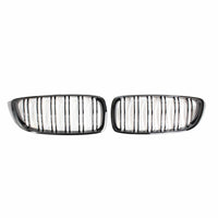 BMW M4 F82 / F83 & F32/F33/F36 4 SERIES DOUBLE SLAT BLACK GRILLES - BLAK BY CT CARBON