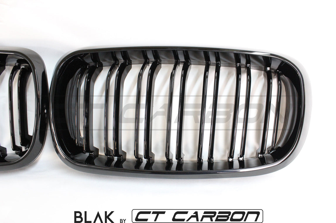 BLAK BY CT Splitter BMW X5M/X6M F16 & F15 DOUBLE SLAT GRILLES - BLAK BY CT CARBON