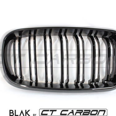 BLAK BY CT Splitter BMW X5M/X6M F16 & F15 DOUBLE SLAT GRILLES - BLAK BY CT CARBON