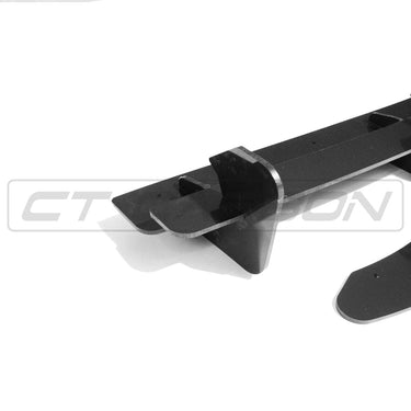 BLAK BY CT SPLITTER VOLKSWAGEN GOLF R MK7.5 2017-2020 GLOSS BLACK DIFFUSER EXTENSION