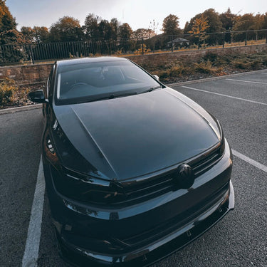BLAK BY CT SPLITTER VOLKSWAGEN POLO MK6 2017-2020 GLOSS BLACK SPLITTER
