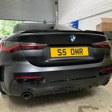 BLAK BY CT Spoiler BMW 4 SERIES G22 GLOSS BLACK SPOILER - MP STYLE