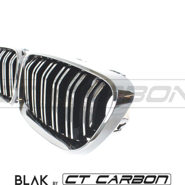 BLAK BY CT Vehicles & Parts BMW M2 F87 & F22 2 SERIES DOUBLE SLAT BLACK GRILLES