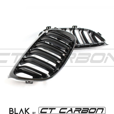 BLAK BY CT Vehicles & Parts BMW M3 / 3 SERIES E92/E93 DOUBLE SLAT BLACK GRILLES - BLAK BY CT CARBON