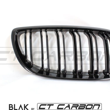 BLAK BY CT Vehicles & Parts BMW M3 / 3 SERIES E92/E93 DOUBLE SLAT BLACK GRILLES - BLAK BY CT CARBON