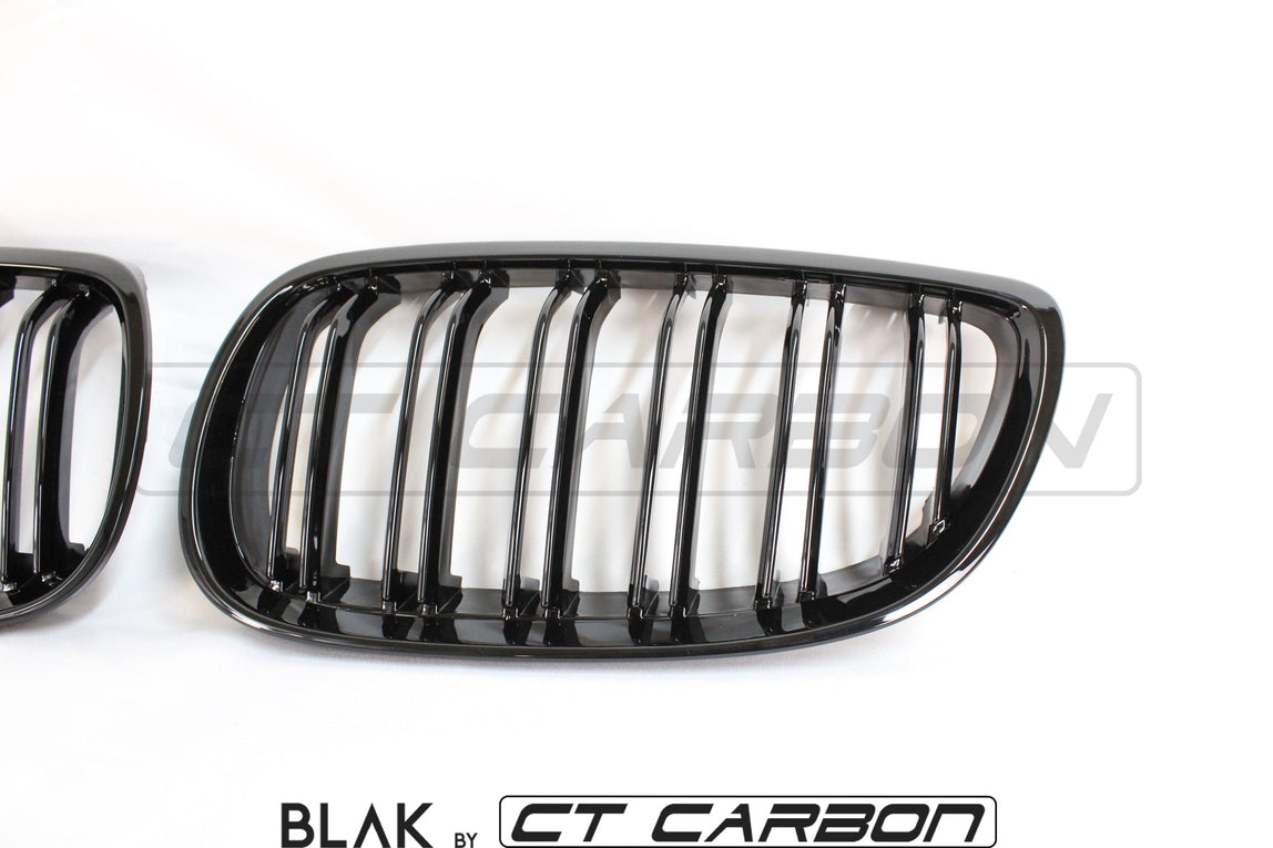 BLAK BY CT Vehicles & Parts BMW M3 / 3 SERIES E92/E93 DOUBLE SLAT BLACK GRILLES - BLAK BY CT CARBON