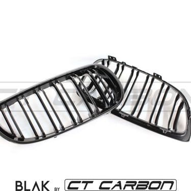 BLAK BY CT Vehicles & Parts BMW M3 / 3 SERIES E92/E93 DOUBLE SLAT BLACK GRILLES - BLAK BY CT CARBON