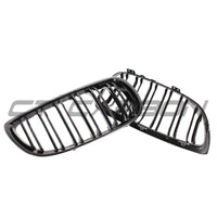 BMW E90 3 SERIES LCI DOUBLE SLAT BLACK GRILLES