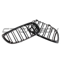 BMW M3 / 3 SERIES E92/E93 DOUBLE SLAT BLACK GRILLES