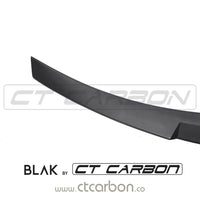 BLAK BY CT Vehicles & Parts BMW M4 F82 MATTE BLACK SPOILER - V STYLE