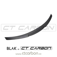 BLAK BY CT Vehicles & Parts BMW M4 F82 MATTE BLACK SPOILER - V STYLE