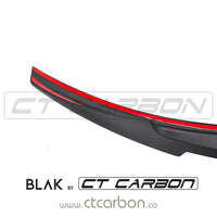 BLAK BY CT Vehicles & Parts BMW M4 F82 MATTE BLACK SPOILER - V STYLE